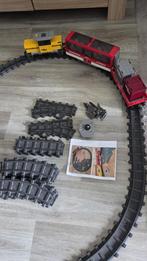 Playmobil trein met veel rails, Ophalen of Verzenden, Zo goed als nieuw