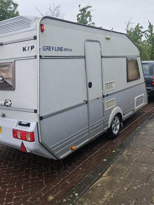Caravan Kip greyline special vol optie, Caravans en Kamperen, Caravans, Particulier, tot en met 4, Rondzit, Kip, Fietsenrek, Hordeur