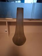 Vintage glazen vaas - Regen design, Gebruikt, Overige kleuren, 50 tot 75 cm, Ophalen of Verzenden