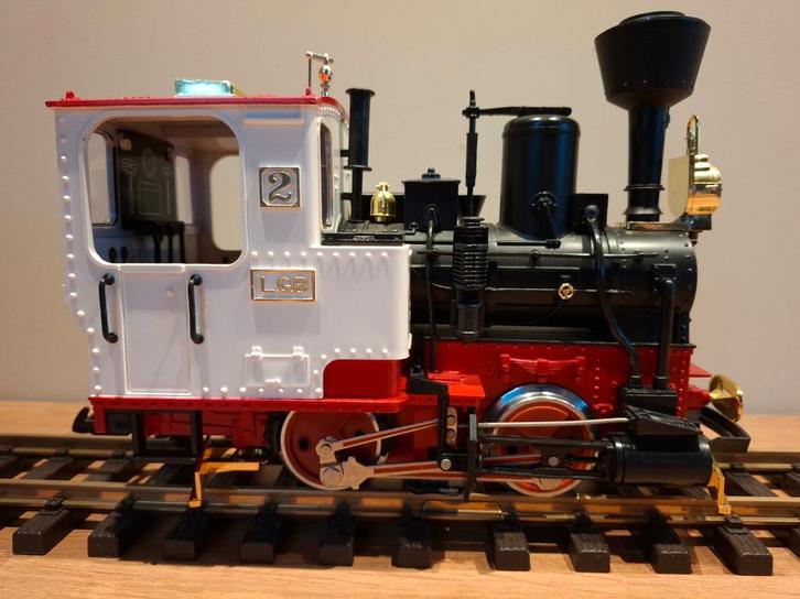 LGB 20201- Stainz 2 locomotief in mooie en goede staat., Hobby en Vrije tijd, Modeltreinen | Overige schalen, Zo goed als nieuw