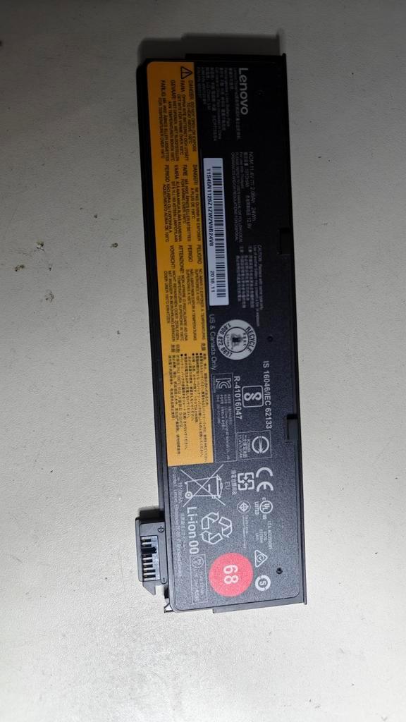 Lenovo Thinkpad Batterij, Computers en Software, Accu's en Batterijen, Gebruikt, Ophalen of Verzenden