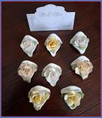 8x HOUDERS voor NAAMKAARTJES Aynsley Porselein, Overige typen, Ophalen of Verzenden, Zo goed als nieuw, Overige stijlen