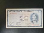 Luxemburg pick 49a 1955 piepklein plakbandje 3mm, Postzegels en Munten, Bankbiljetten | Europa | Niet-Eurobiljetten, Ophalen of Verzenden