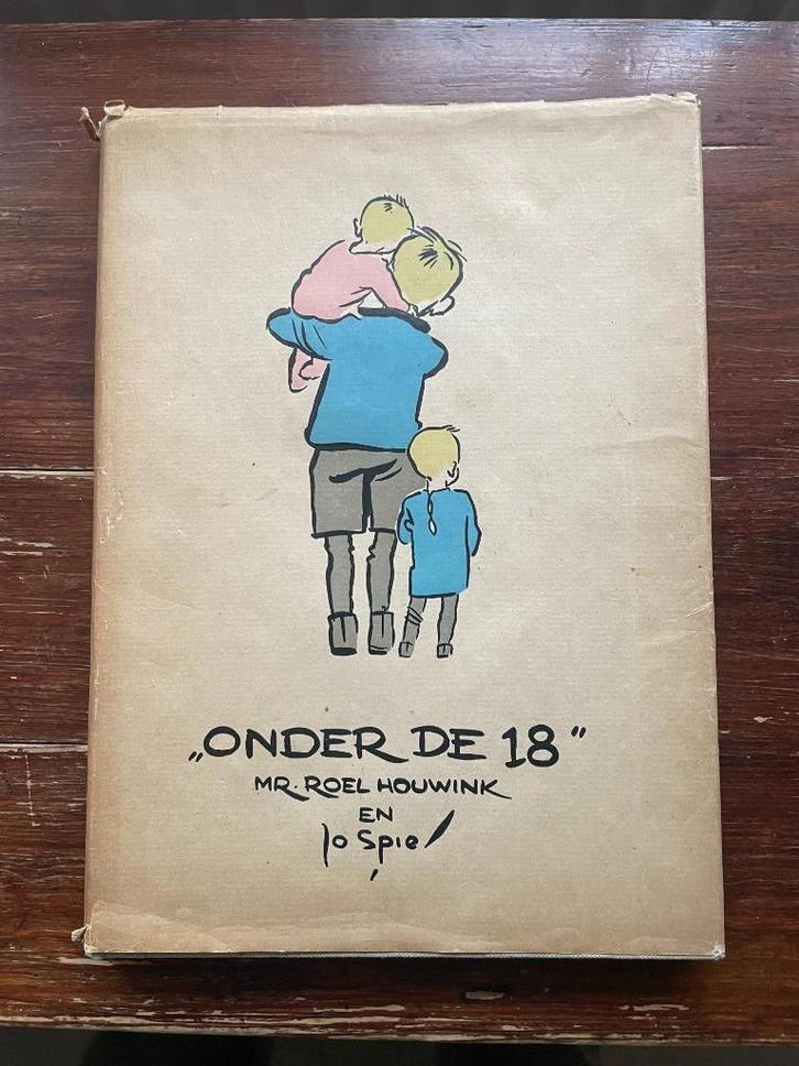 Roel Houwink / Jo Spie Onder de 18 1939 eerste druk, Boeken, Kinderboeken | Jeugd | 13 jaar en ouder, Gelezen, Non-fictie, Ophalen of Verzenden