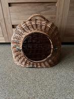 Rieten kattenvervoersmand, Dieren en Toebehoren, Kattenmanden, Ophalen, Zo goed als nieuw, Riet