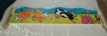 LifeTime bed Whitewash + Uitvalbeveiliging  beschikbaar voor biedingen
