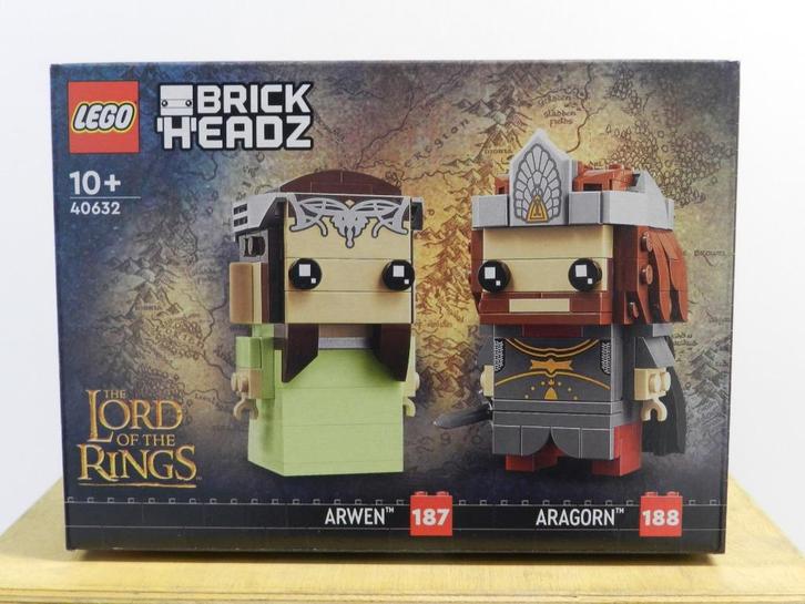 LEGO BRICK-HEADZ  Aragorn & Arwen (40632), Kinderen en Baby's, Speelgoed | Duplo en Lego, Nieuw, Lego, Complete set, Ophalen of Verzenden