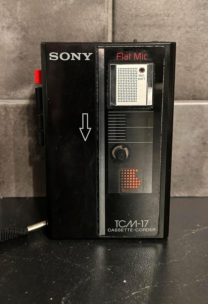 Sony TCM-17 Cassette-Corder, Audio, Tv en Foto, Walkmans, Discmans en Minidiscspelers, Overige typen, Ophalen of Verzenden