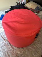 Ronde poef, Huis en Inrichting, Ophalen, Rond, Minder dan 50 cm, Zo goed als nieuw