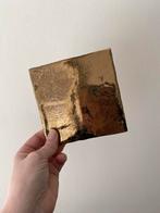 Gouden en koperen tegels om te bedrukken., Ophalen of Verzenden, Nieuw, Materiaal