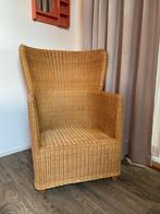 Prachtige grote rotan stoel, Ophalen, Gebruikt, Minder dan 75 cm, Vintage