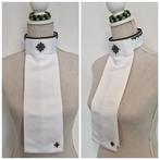 Plastron mosgroen/zwart, Dieren en Toebehoren, Paardrijkleding, Ophalen of Verzenden, Zo goed als nieuw, Overige soorten, Bovenkleding