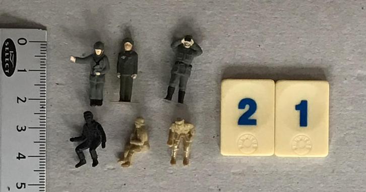 Soldaatjes 21 Diversen ww2 schaal 1:72 of 1:76, Hobby en Vrije tijd, Modelbouw | Figuren en Diorama's, Gebruikt, Figuur of Figuren