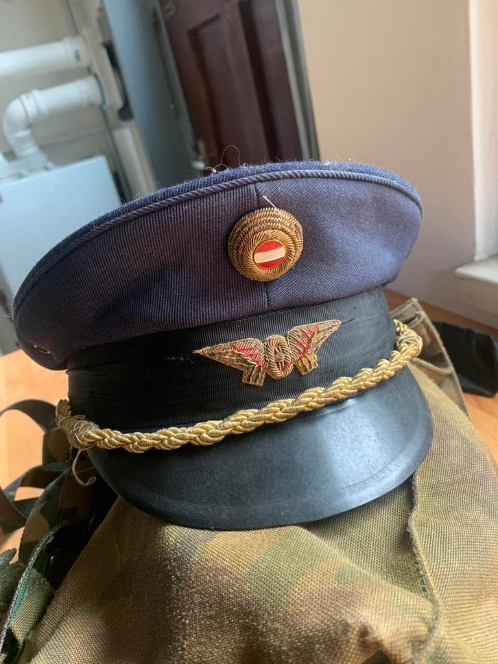 Zeldzaam, uniform pet Oostenrijk, Slama & Sohn Wien, Verzamelen, Militaria | Tweede Wereldoorlog, Overige soorten, Overige typen