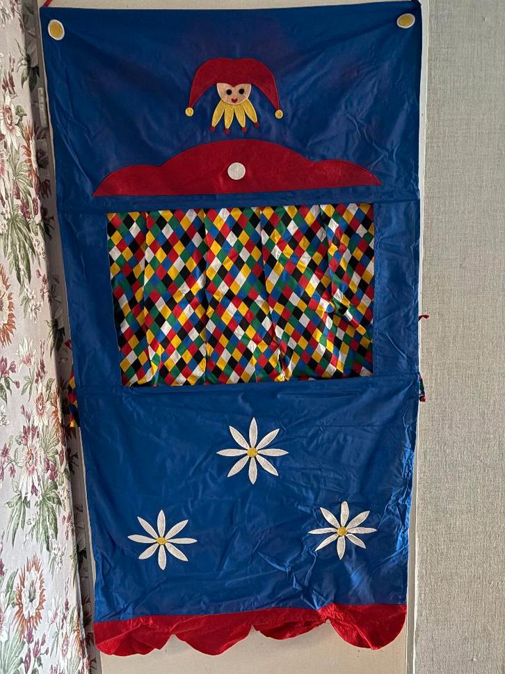 Poppenkast doek, Kinderen en Baby's, Speelgoed | Educatief en Creatief, Zo goed als nieuw, Ontdekken, Ophalen of Verzenden