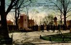 Leeuwarden Nieuwe Weg met standbeeld Waling Dijkstra # 6, Verzenden, 1940 tot 1960, Gelopen, Friesland
