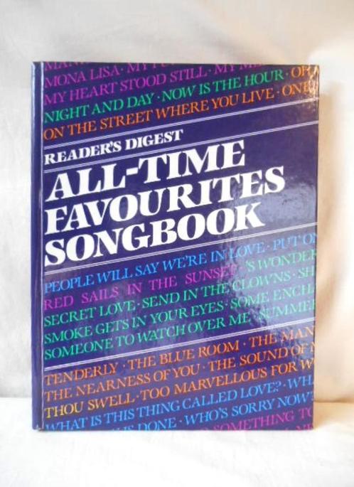 Reader's Digest: All-time Favourites Songbook met bladmuziek, Boeken, Muziek, Gelezen, Overige onderwerpen, Ophalen of Verzenden