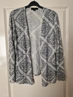 Grijs met gebroken wit vest met print maat S, Atmosphere, Nieuw, Ophalen of Verzenden, Maat 36 (S)