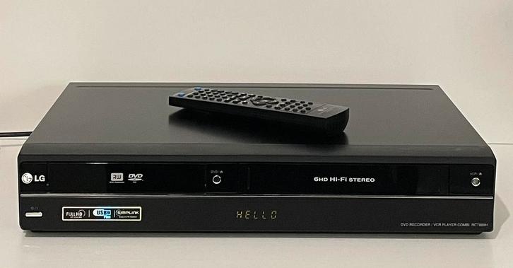 LG RCT689H DVD/VCR combo (lees goed), Audio, Tv en Foto, Videospelers, Zo goed als nieuw, Ophalen of Verzenden