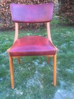 2 Vintage eetkamer stoelen, Huis en Inrichting, Stoelen, Hout, Twee, Gebruikt, Vintage
