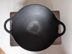 Gietijzeren wok 34cm., Ophalen, Gebruikt, Gietijzer, Wok