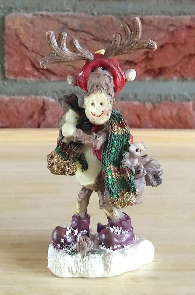 beeldje Rendier,  polystone, volgnr 35, Ophalen of Verzenden, Zo goed als nieuw, Dier