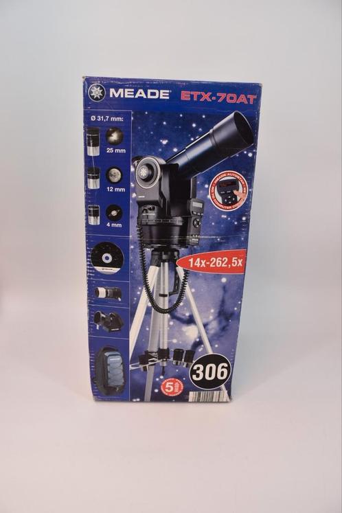 Meade ETX-70AT Telescoopset | ZGAN, Audio, Tv en Foto, Optische apparatuur | Telescopen, Nieuw, Lenzentelescoop (refractor), Minder dan 80 mm