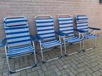 4 nette Crespo campingstoelen aluminium lichtgewicht, Ophalen, Zo goed als nieuw, Campingstoel