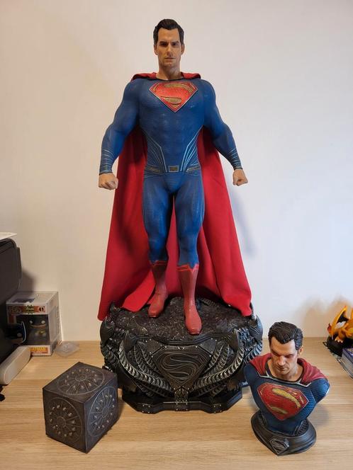 PRIME 1 STUDIOS Superman justice league 1/3scale Museum Mast, Verzamelen, Film en Tv, Zo goed als nieuw, Film, Beeldje, Replica of Model