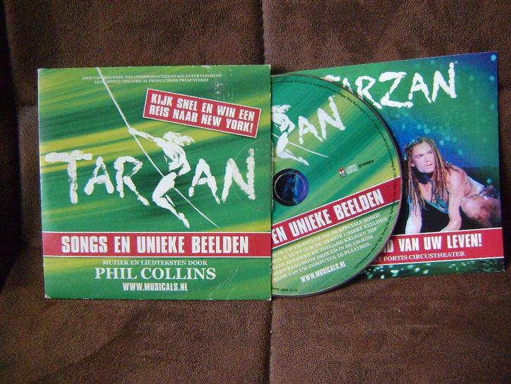 CD/CD-Rom - Tarzan - Songs en unieke beelden, Cd's en Dvd's, Cd Singles, Gebruikt, Overige genres, 1 single, Ophalen of Verzenden