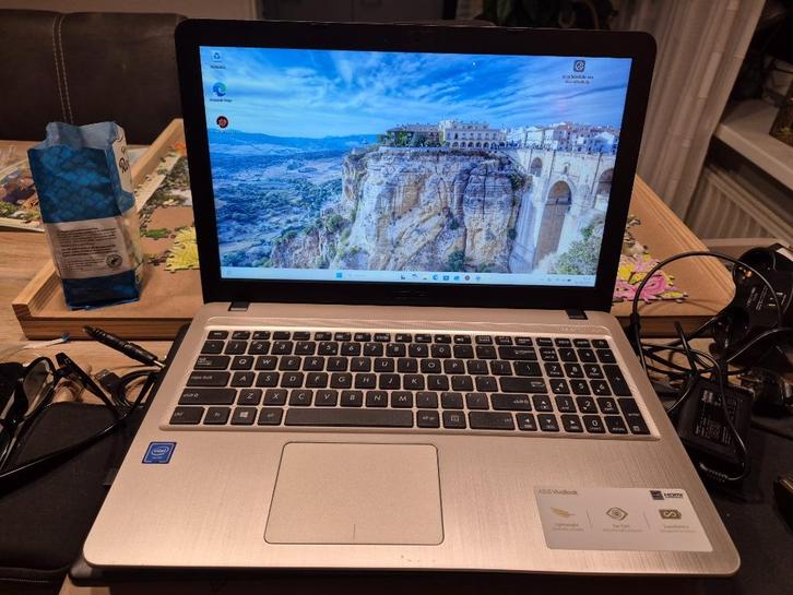 asus x540na, Computers en Software, Windows Laptops, 15 inch, SSD, 2 tot 3 Ghz, 4 GB, Qwerty, Ophalen
