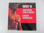 Rocky IV promo maxi single James Brown & Survivor soundtrack, Cd's en Dvd's, Vinyl | Filmmuziek en Soundtracks, Gebruikt, Ophalen of Verzenden