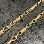 14k gouden ketting prachtig schakel monte carlo versace, Sieraden, Tassen en Uiterlijk, Kettingen, Ophalen of Verzenden, Zo goed als nieuw