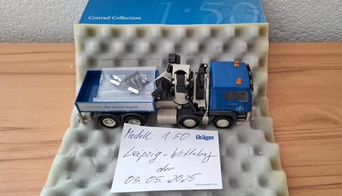 Conrad "KIBAG MAN TGS LX 4achs-Palfinger PK1000_NIEUW, Hobby en Vrije tijd, Modelauto's | 1:50, Hijskraan, Tractor of Landbouw