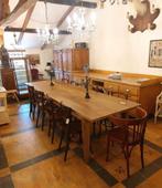 handgemaakte lange eettafel  320 cm lang  94 cm breed, Ophalen