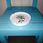 Asbakje Botania kruidenprint Mebel Italy, Ophalen, Gebruikt, Asbak