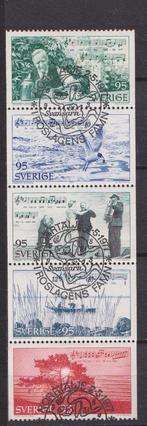 Zweden; Muziek, Michel 983-987., Verzenden, Zweden, Gestempeld