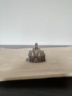 Vintage miniatuur kerkje in metaal – hol gegoten – curiosa, Ophalen of Verzenden