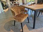 EETSTOEL ARMSTOEL DOME UIT SHOWROOM TE KOOP  set van 6, Ophalen, Nieuw, Stof, Vijf, Zes of meer stoelen