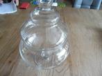 Nieuwe glazen voorraad  bokaal op voet met deksel 38 cm h, Ophalen, Overige kleuren, Nieuw, Glas