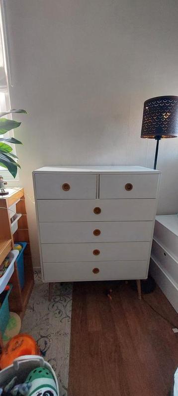 Ladekast wit 82x39.5x106