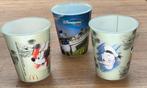 3 x kunststof Disney Land resort Mc Donald bekers, Disney, Onbekend, Ophalen of Verzenden, Onbekend