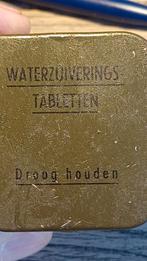 Waterzuiverings-tabletten, Ophalen of Verzenden, Landmacht, Nederland