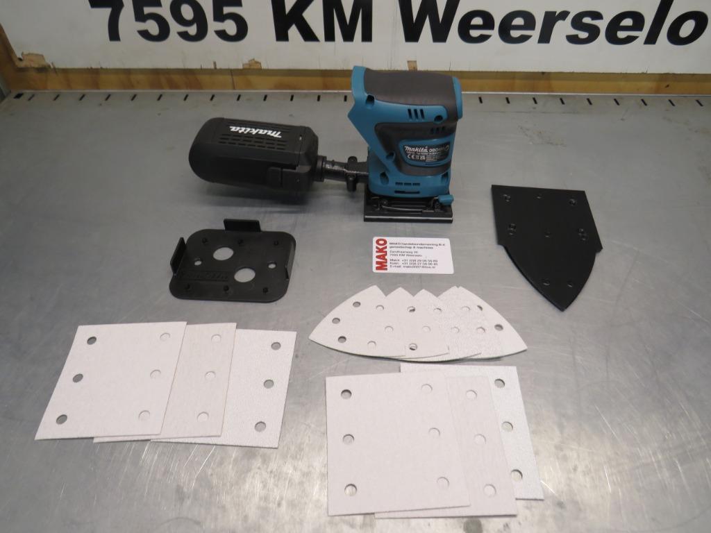 Makita DBO480Z  18V Li-ion Accu Handpalm vlak schuurmachine, Doe-het-zelf en Verbouw, Gereedschap | Handgereedschap, Nieuw, Ophalen of Verzenden