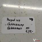 Peugeot 107  2009 of 2012 Achterklep / Achterruit, Ophalen, Gebruikt, -, Achter