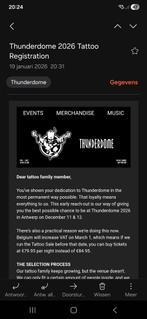 2x Thunderdome 2026 tickets ter RUIL, Tickets en Kaartjes, Twee personen