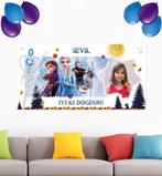 Disney Frozen muurposter deurbanner naam & foto van uw kind, Nieuw, Versiering, Ophalen of Verzenden, Verjaardag