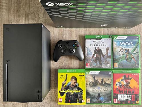 Xbox Series X 1 TB SSD Zwart | Disc Drive | 5 Topgames, Spelcomputers en Games, Spelcomputers | Xbox Series X en S, Zo goed als nieuw