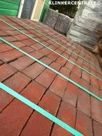 80m2 rood bruin gebakken waaltjes klinkers waalformaat straa, Tuin en Terras, Tegels en Klinkers, Op aanvraag beschikbaar, Verzenden