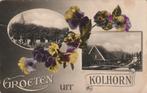 Kolhorn 1932 Groeten uit, Verzamelen, Ansichtkaarten | Nederland, Verzenden, 1920 tot 1940, Gelopen